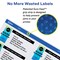 Avery® Print-to-the-Edge Printable Shipping Labels, 3.75" x 4.75", Matte White, Sure Feed® Technology, Laser & Inkjet Compatible, 100 Blank Labels, Great for Mailing, Branding, and More (6878)
